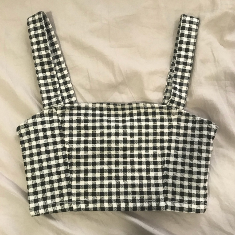 Forever 21 Gingham Crop Top